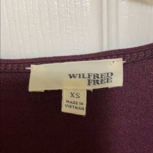 Aritizia/Wilfed Free Burgundy dress - Picture 4 of 6